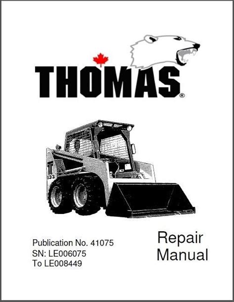 thomas 173 skid steer specs|thomas t133 repair manual pdf.